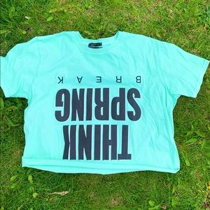 Spring Break crop top